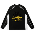 Contrast Panel Raglan Sweatshirt