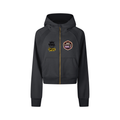 Cropped Zip-Through Hoodie