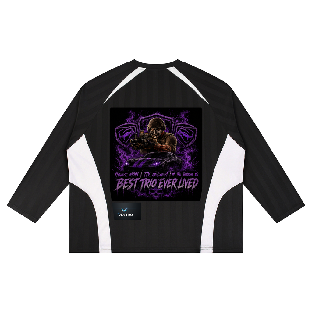 Unisex Color Block Jacquard Soccer Jersey